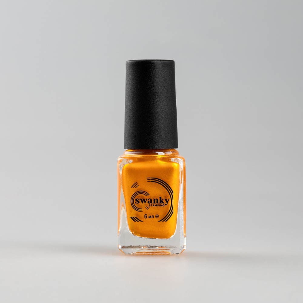 Swanky Stamping, Лак для стемпинга M006, тыквенный 6мл #