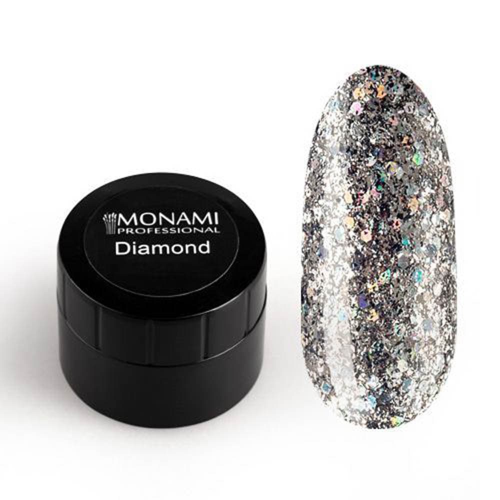 Monami Гель-лак Diamond Milky Way 5гр(платиновый) #