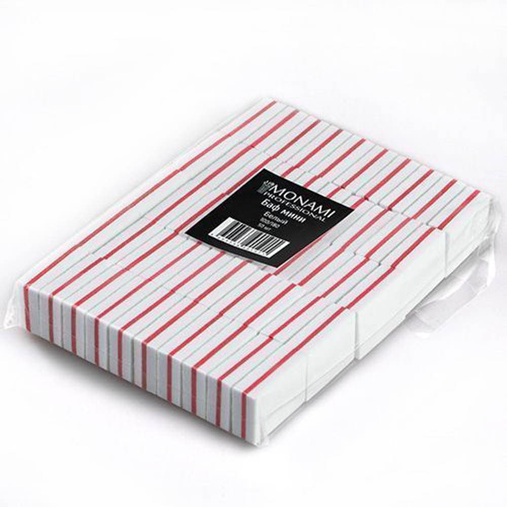 Monami Баф мини 100/180 50 шт Белый