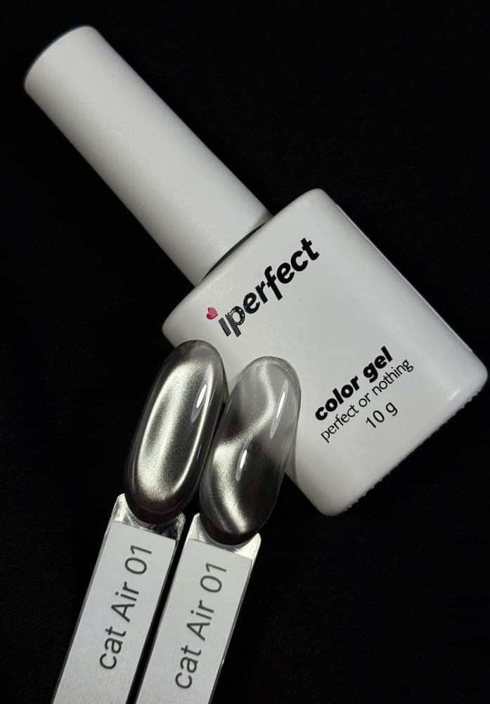 iPerfect, Air cat color gel 01 - гель-лак для ногтей, 10гр флакон с кистью