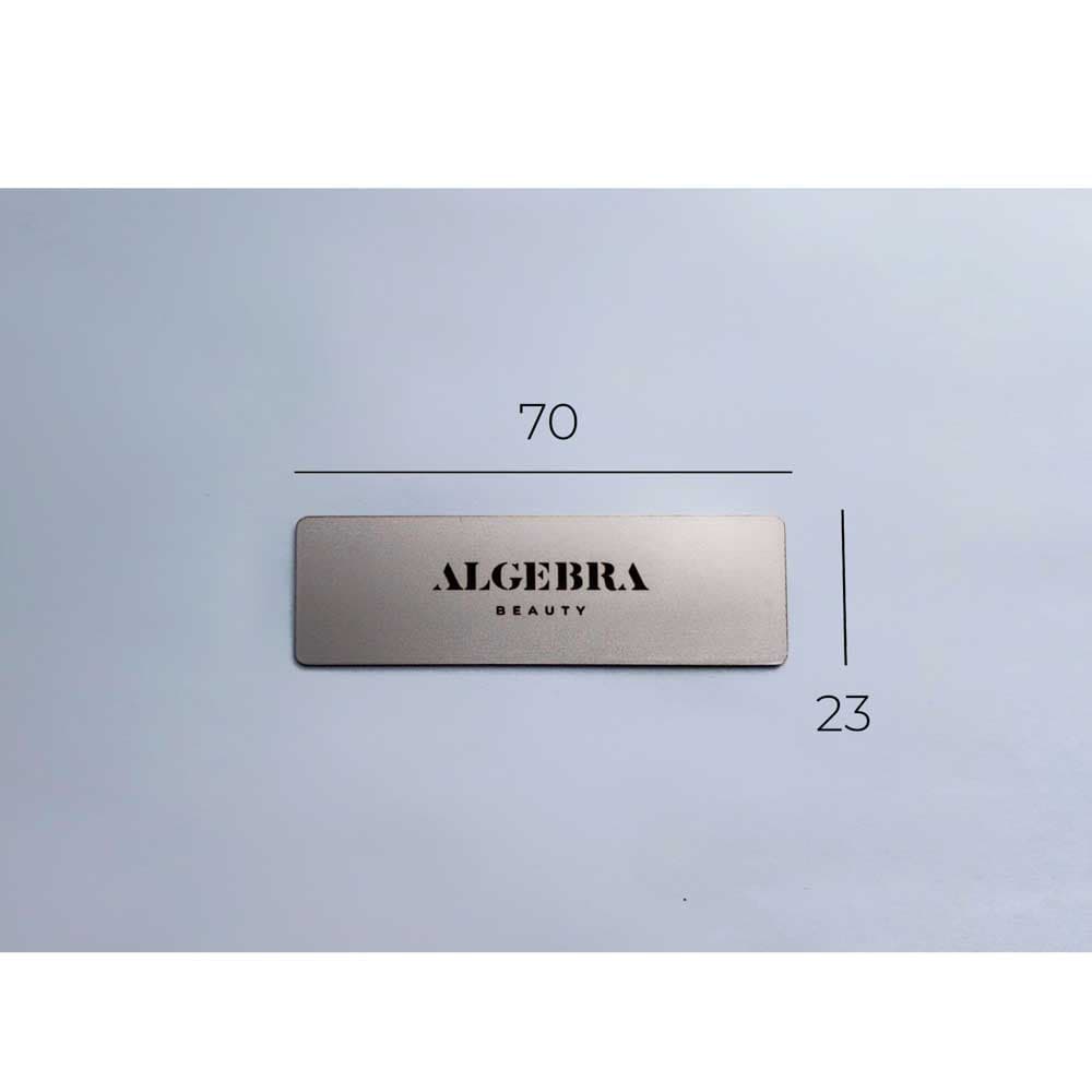 ALGEBRA, Стальная основа Баф размер М (70x23мм,толщина 0,8мм) 1шт.