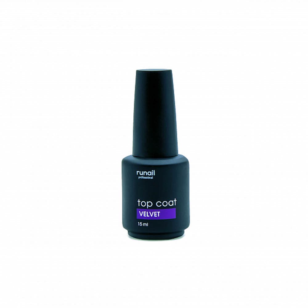 Runail, Топ бархатный для гель-лака TopCoat Velvet ,15мл №3332