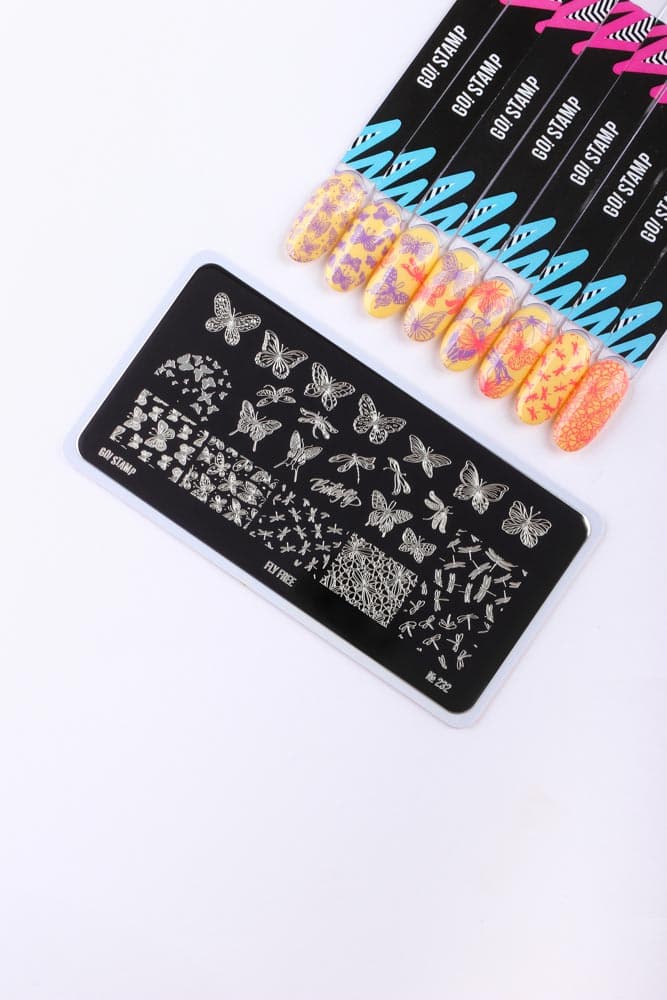 Go! Stamp, Пластина для стемпинга 232 Fly Free