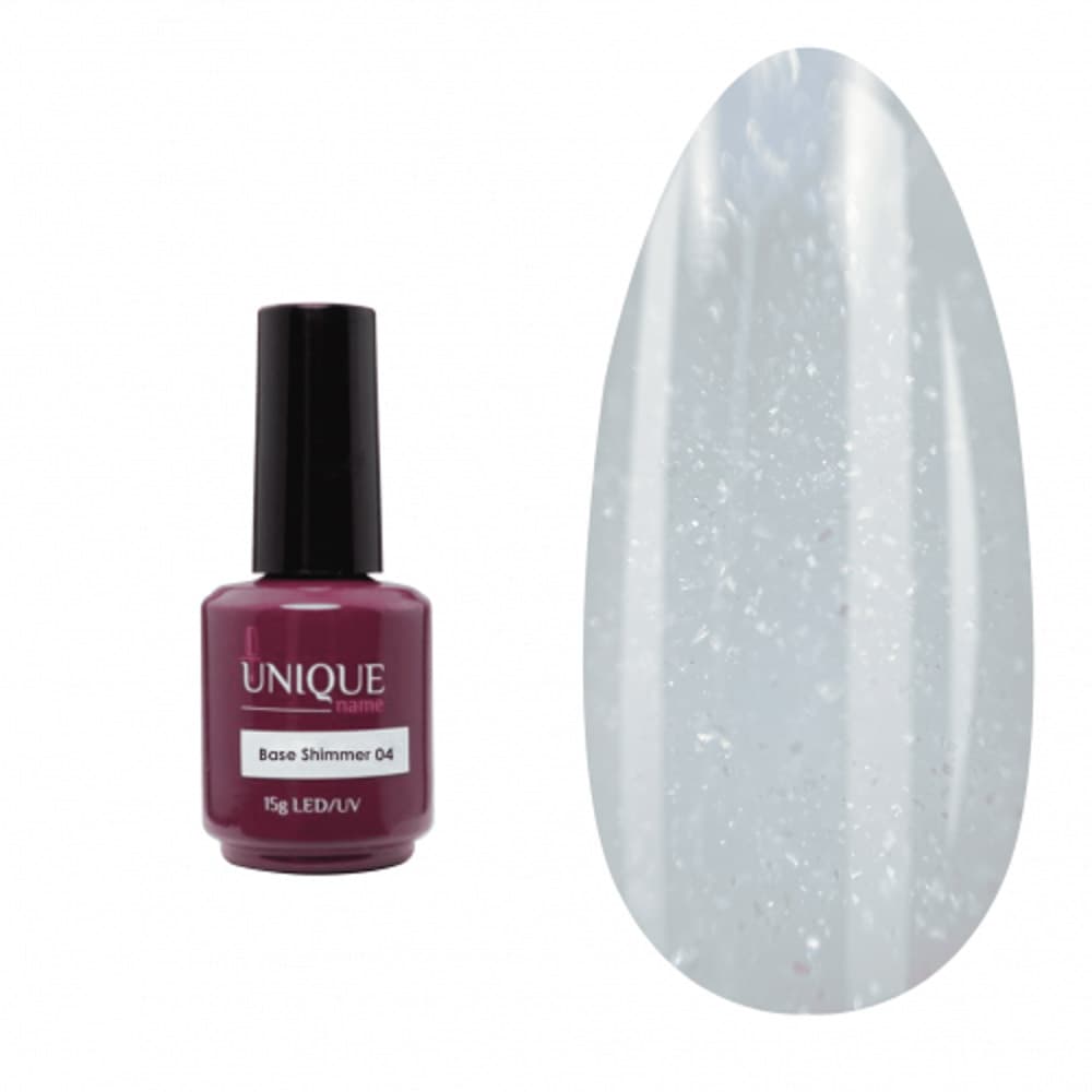 Unique, База Блеск 04 (Shimmer 04) (15ml) #