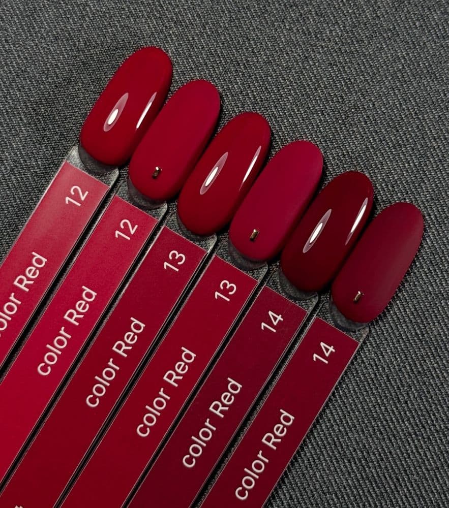 iPerfect, Red color gel 14, 10гр стеклянный флакон с кистью