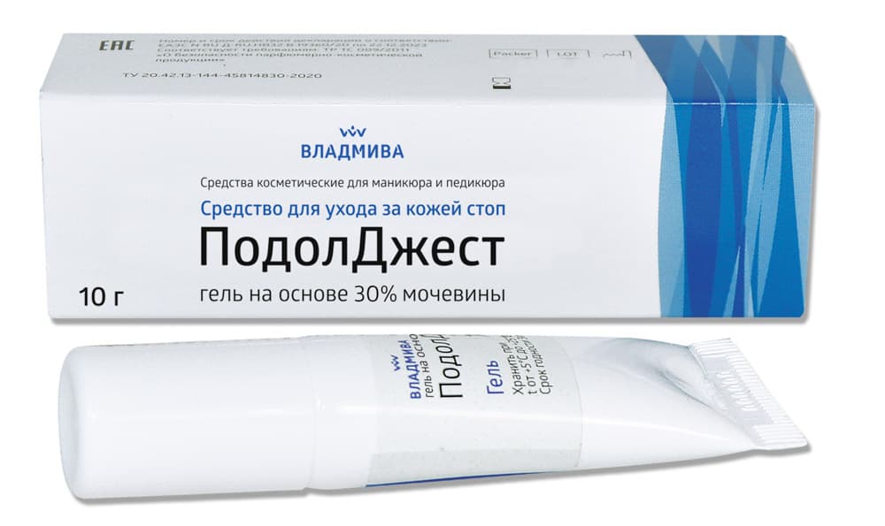 ВладМива, ПодолДжест гель мочевина 30% туба 10гр