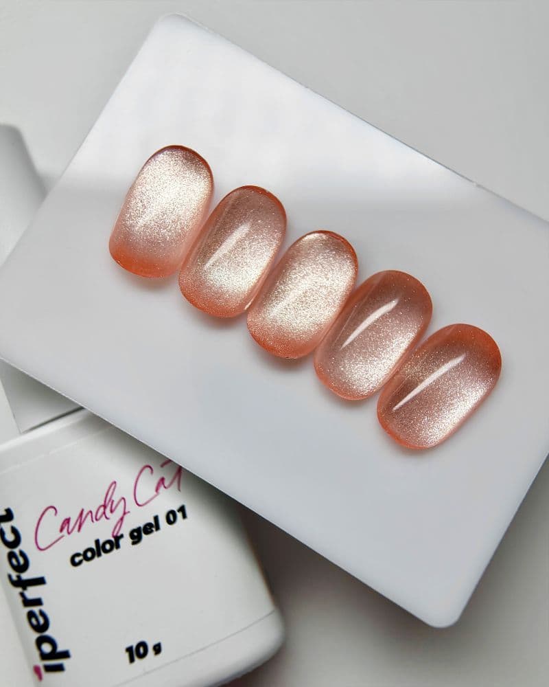 iPerfect, Candy cat color gel 01 - гель-лак для ногтей 10гр #
