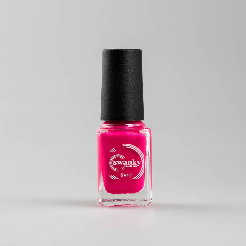 Swanky Stamping, Лак для стемпинга M012 фуксия, 10мл #