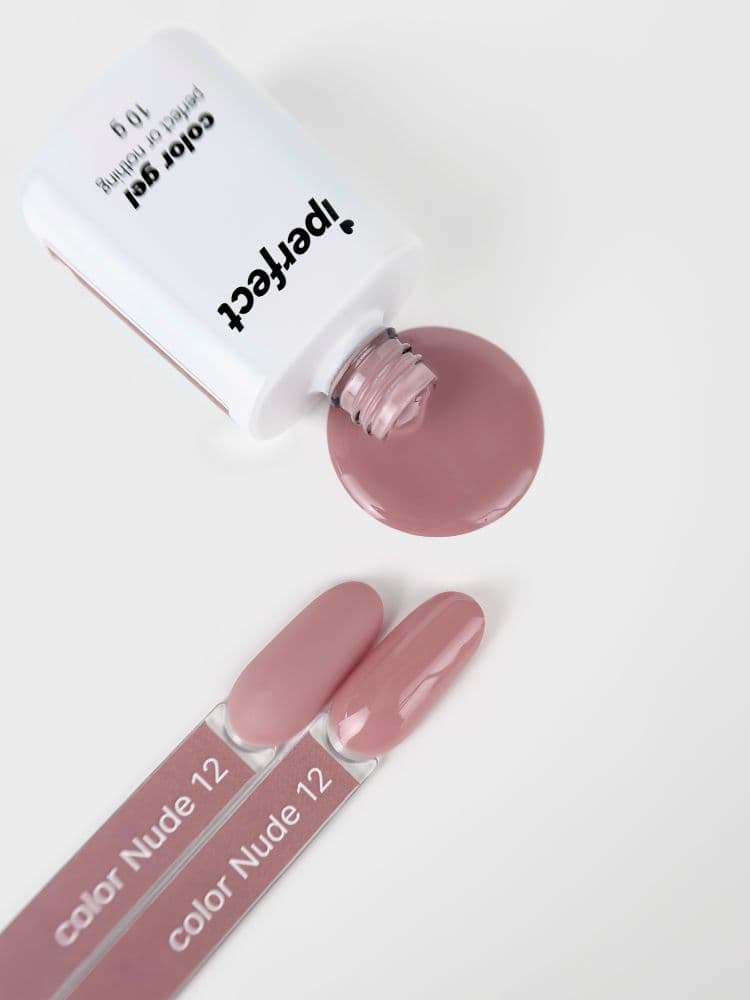 iPerfect, Nude color gel 12 - гель-лак для ногтей 10гр