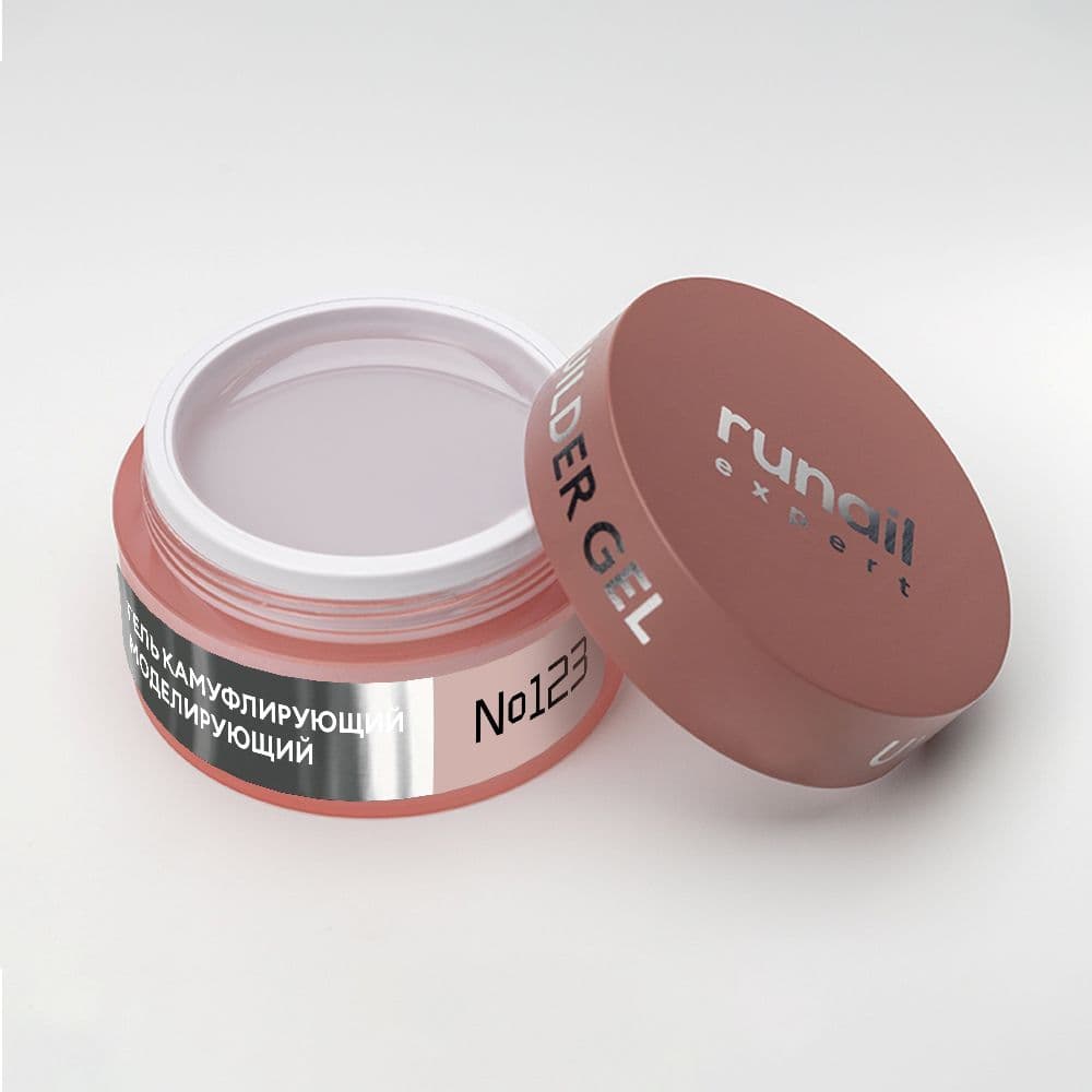 Runail, Гель моделирующий UV BULDER GEL Expert № 123, 15г банка