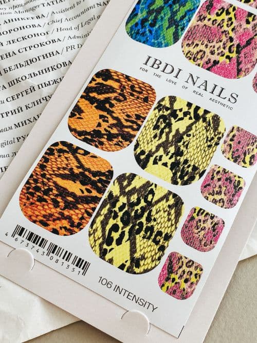IBDI,  Пленки для педикюра IBDI NAILS 106 INTENSITY