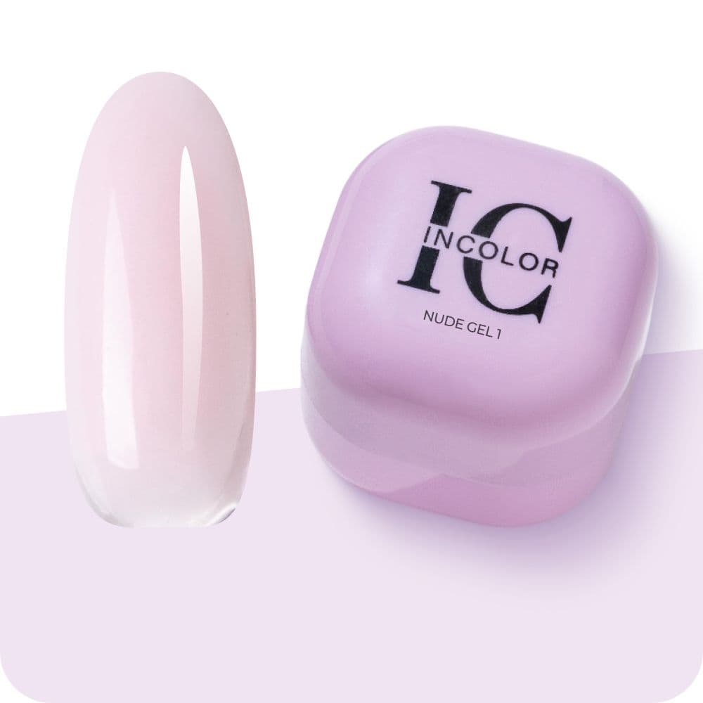 Incolor, Гель Нюд Nude gel №1 15г #
