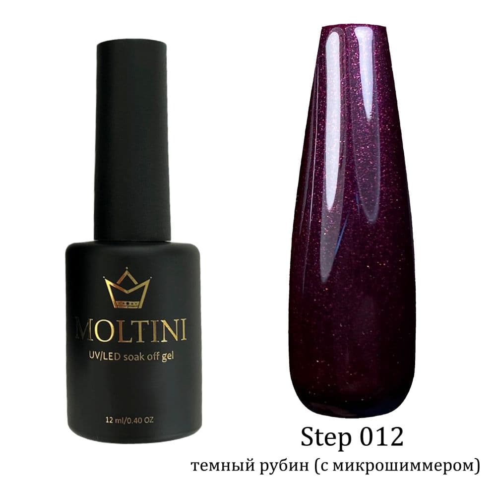 MOLTINI Цветной лак "Step" 012. 12 мл.