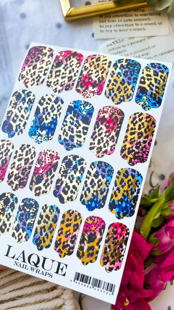 "LAQUE" Пленки NAIL WRAPS FOIL №4
