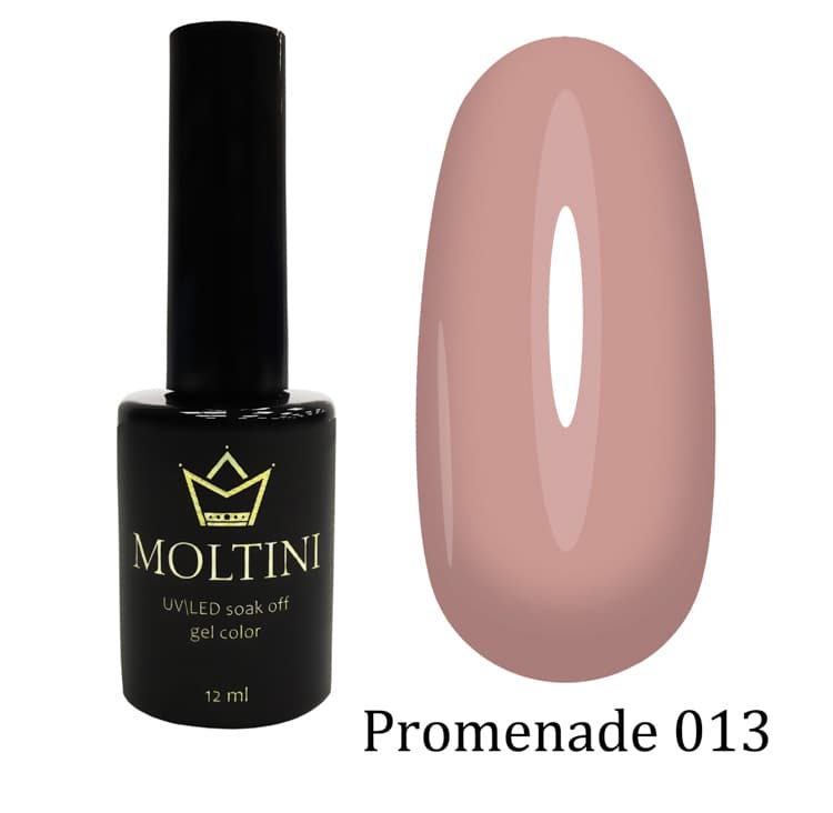 Moltini цветной гель-лак "Promenade" 013. 12 мл. #