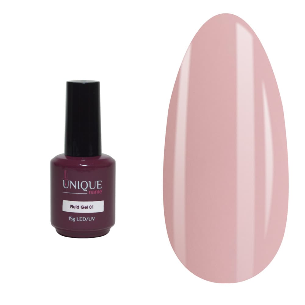Unique, Гель Флюид 01 (Fluid Gel 01)(15ml)