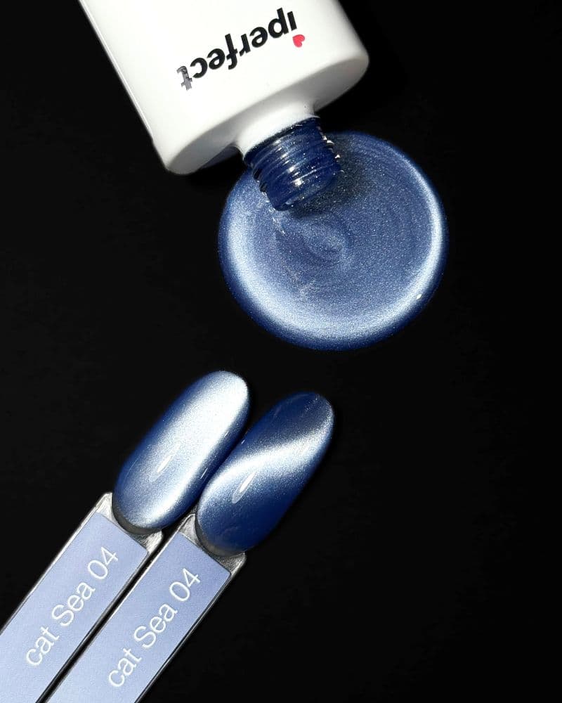 iPerfect, Sea cat color gel 04 - гель-лак магнитный для ногтей 10гр флакон с кистью