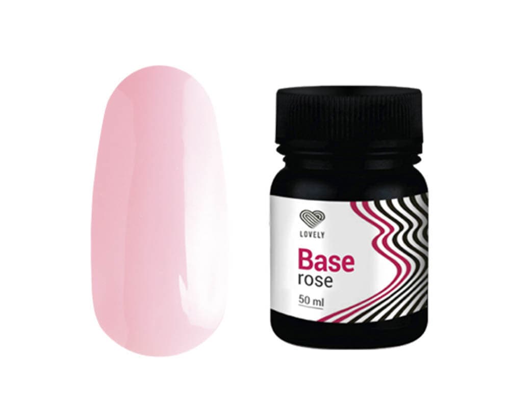 Lovely, База Coat Rose Soft 50ml