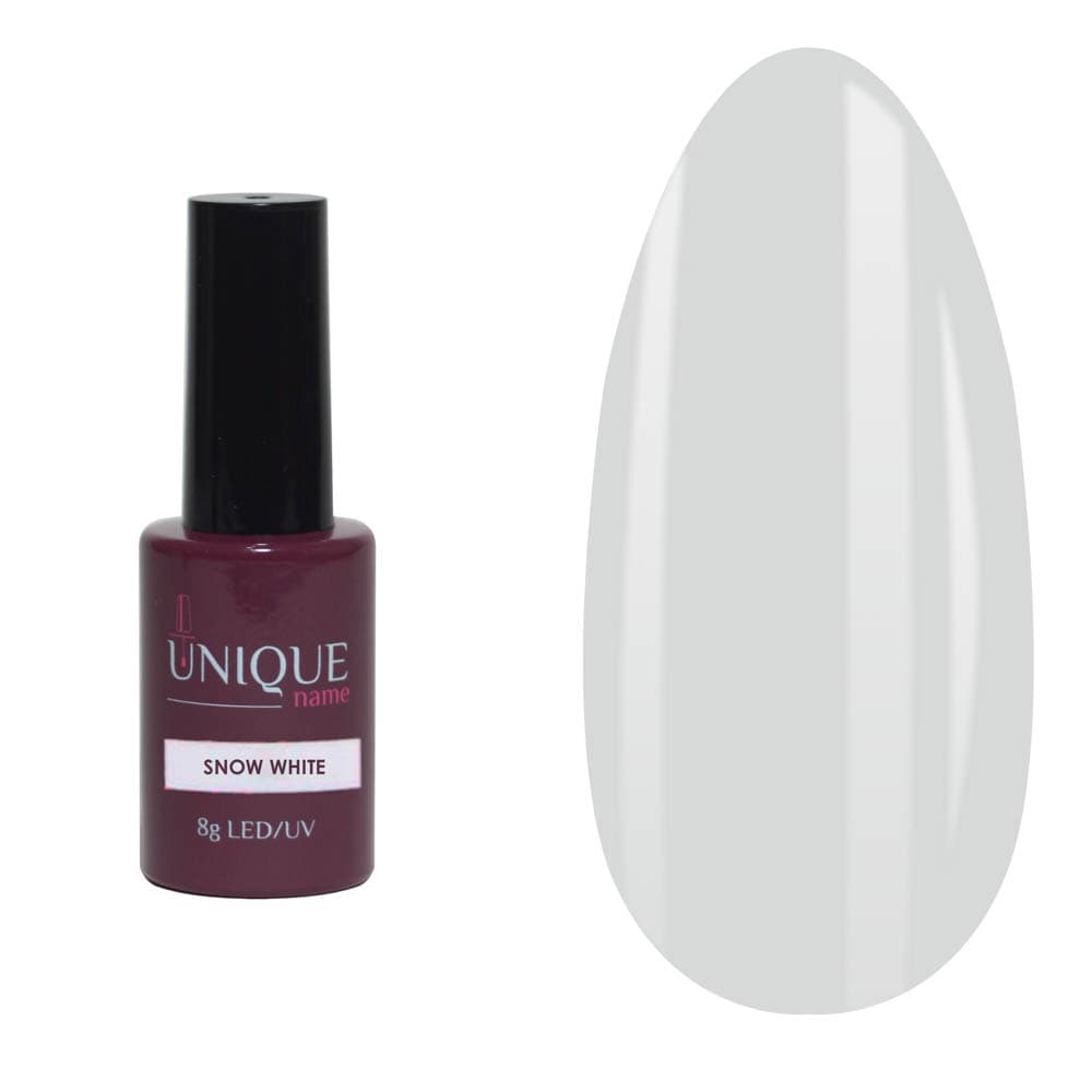 Unique, Гель-лак Белоснежный (Snow White) (8ml)