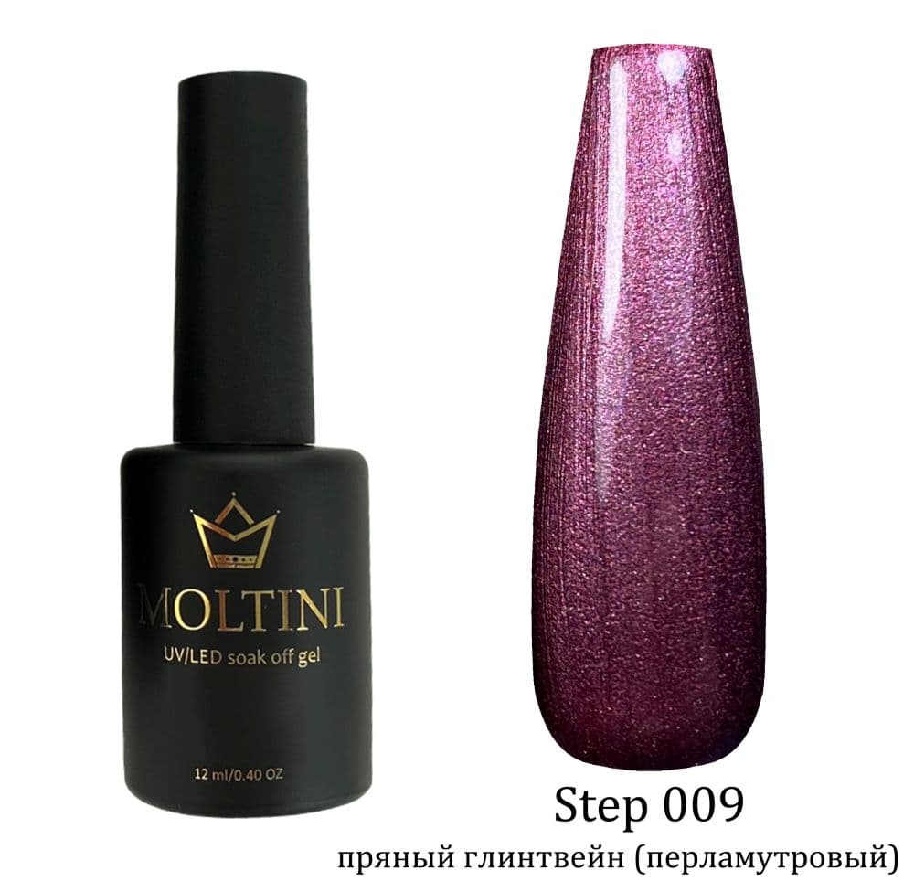 MOLTINI Цветной лак "Step" 009. 12 мл.