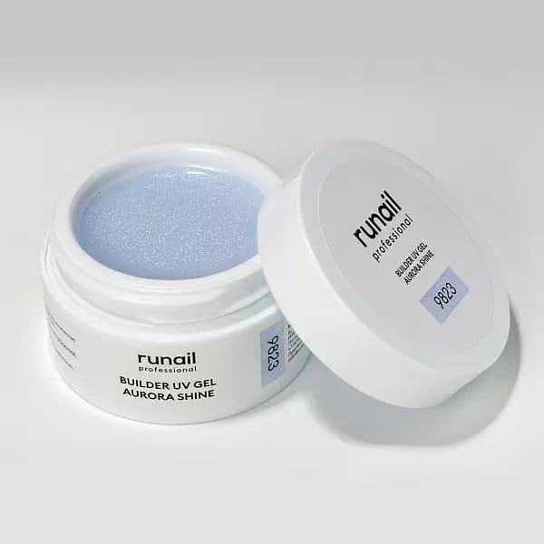 Runail, Моделирующий УФ-гель с шиммером BUILDER UV GEL AURORA SHINE 15 г №9823