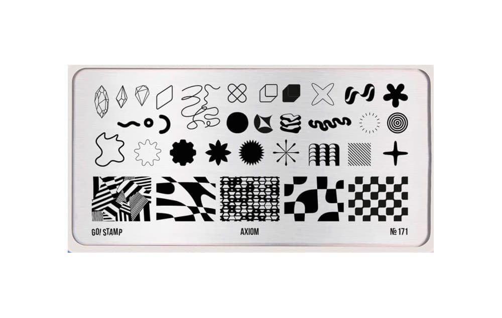 Go! Stamp, Пластина для стемпинга 171 Axiom