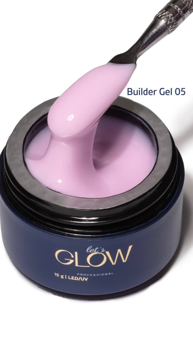 LetsGlow Строительный гель Builder gel №05 13гр