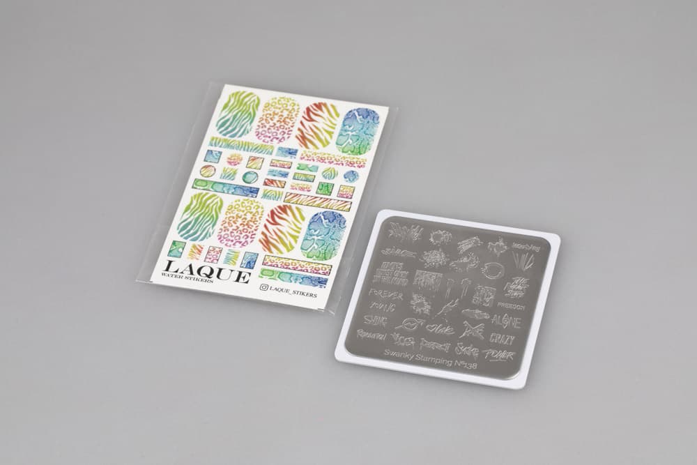 Swanky Stamping, Набор для стемпинга +Laque