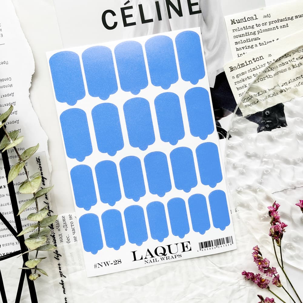 "LAQUE" Пленки NAIL WRAPS №28