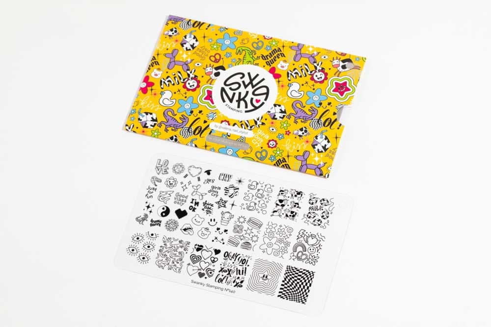 Swanky Stamping, Пластина 140 большая 14,5*9,5см