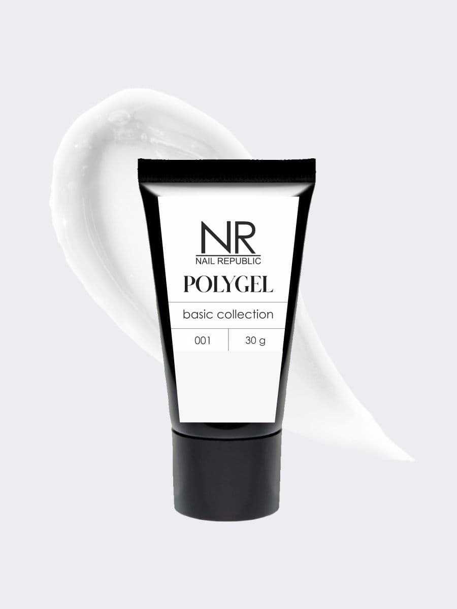 Nail Republic, PolyGel 001 молочный (30 гр)