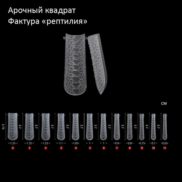 Moltini Верхние формы "Арочный квадрат РЕПТИЛИЯ" 120шт