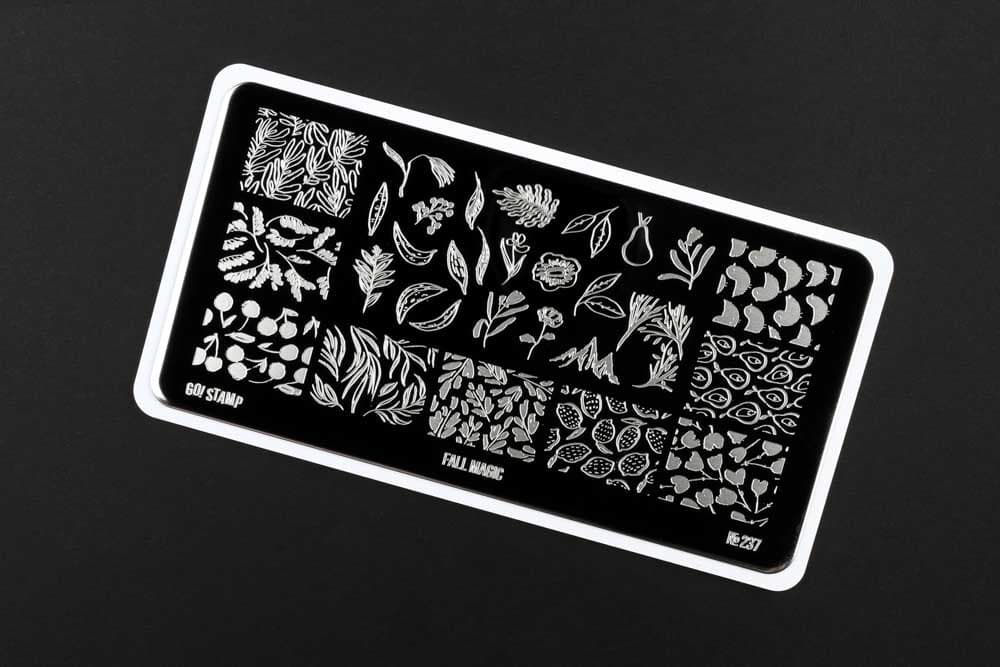 Go! Stamp, Пластина для стемпинга 237 Fall Magic
