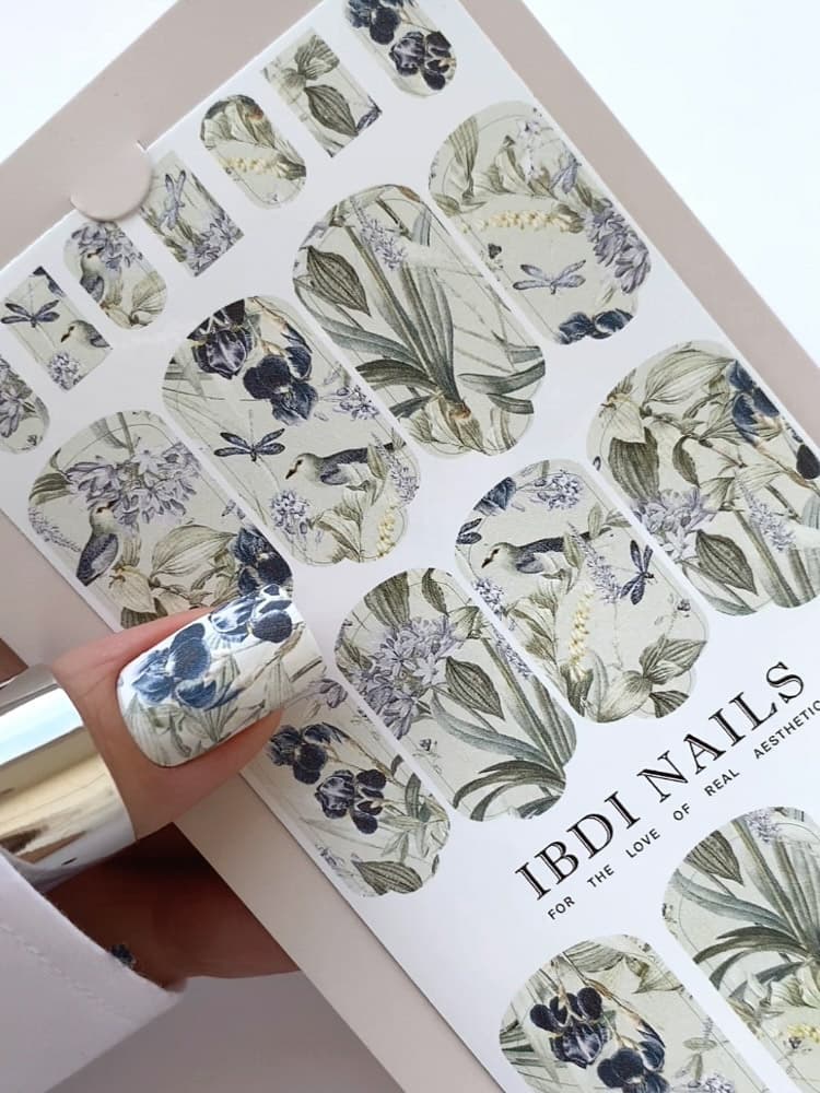 IBDI,  Пленки для маникюра IBDI NAILS 05 IRIS BIRD