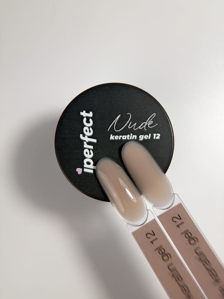 iPerfect, Nude keratin gel 12 - гель для укрепления и моделирования ногтей 15гр