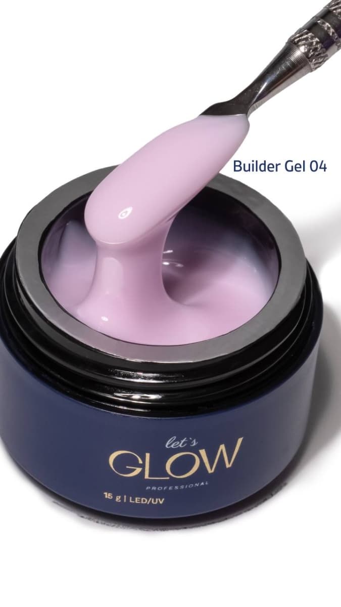 LetsGlow Строительный гель Builder gel №04 13гр