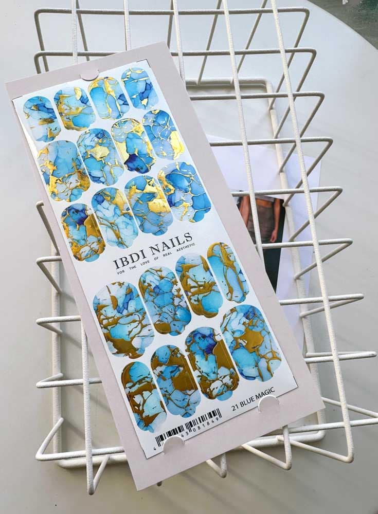 IBDI,  Пленки для маникюра IBDI NAILS 21 BLUE MAGIC