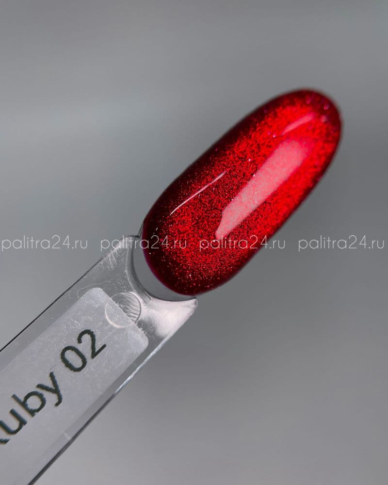 iPerfect, Ruby cat color gel 02 - гель-лак магнитный для ногтей 10гр стеклянный флакон с кистью