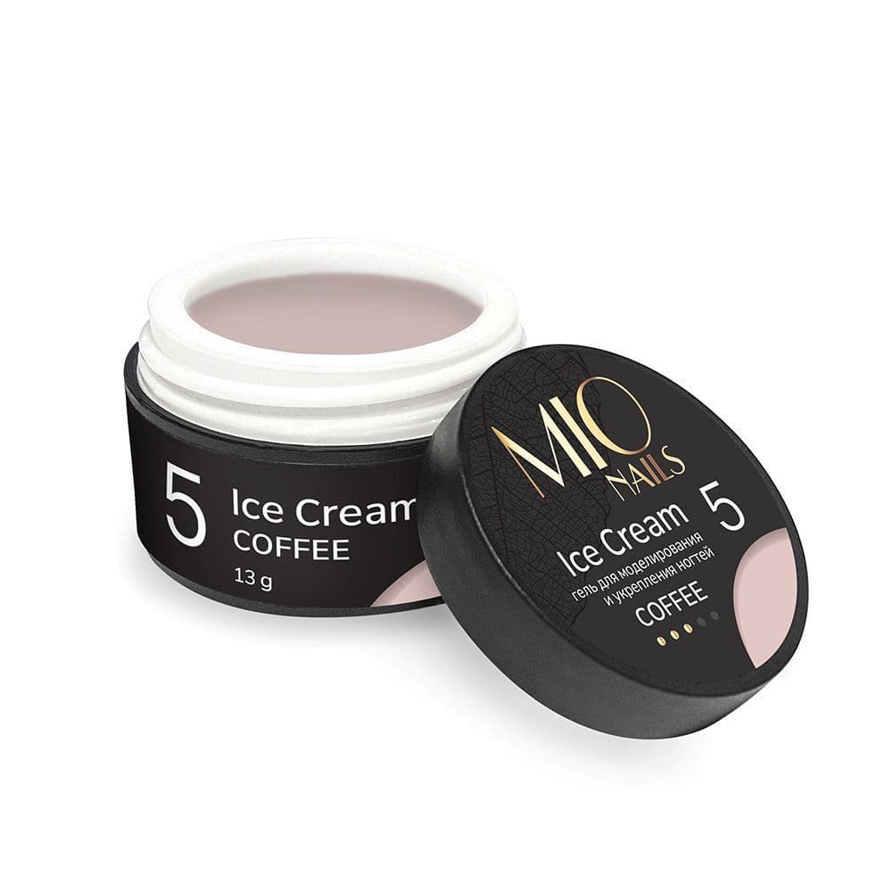 MIO Nails, Гель для моделирования ногтей Ice Cream Coffee- #05 13г