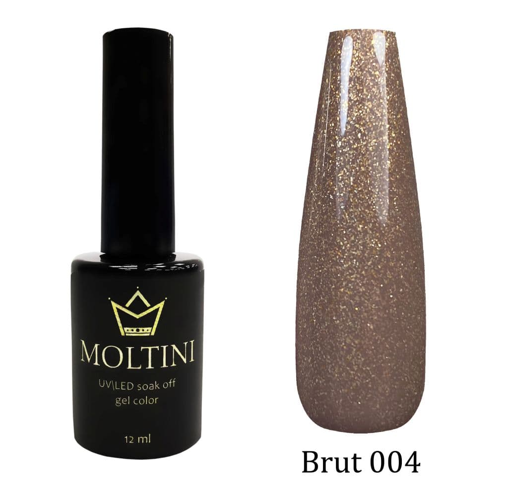 Moltini Гель-лак "Brut" № 004. 12 мл.