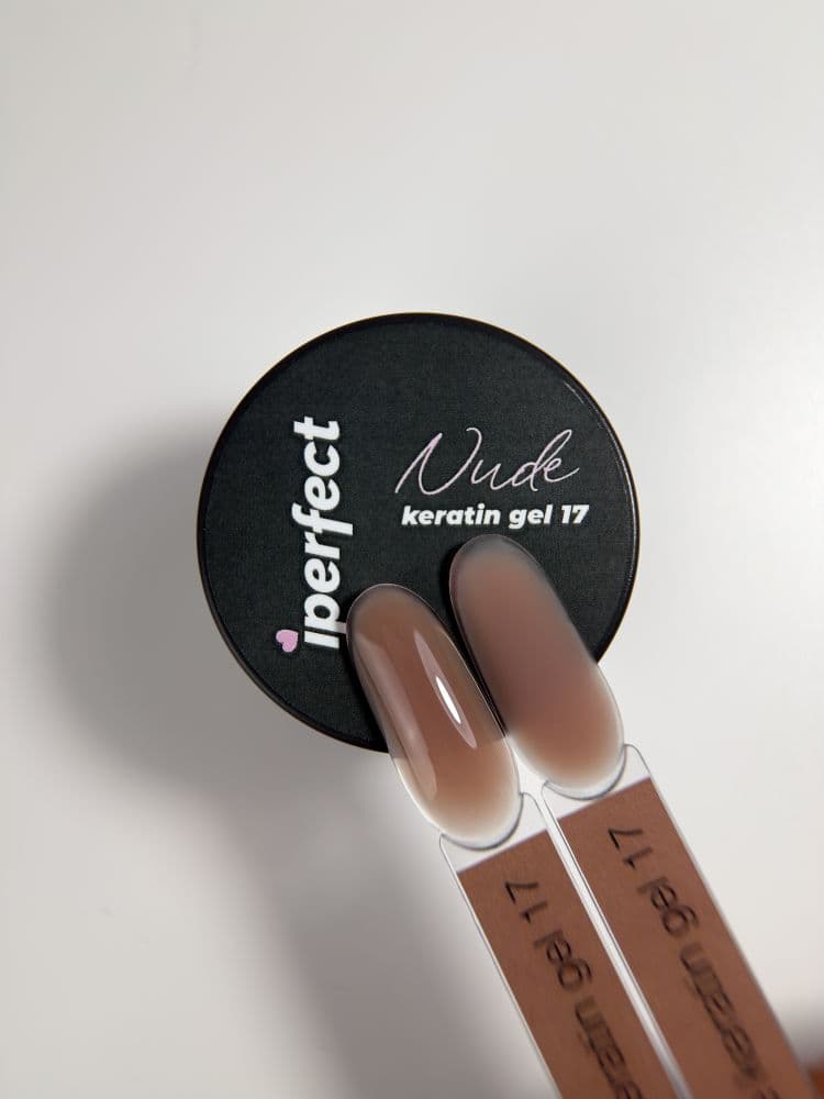 iPerfect, Nude keratin gel 17 - гель для укрепления и моделирования ногтей 15гр