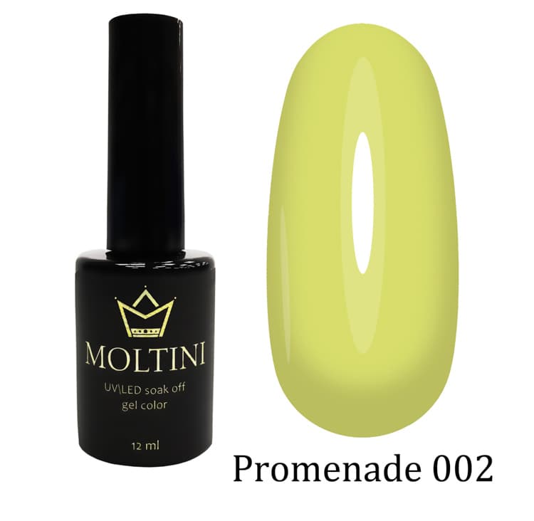 Moltini цветной гель-лак "Promenade" 002. 12 мл. #