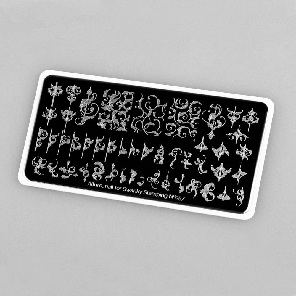 Swanky Stamping, Пластина  Allure nail for 57