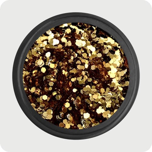 Mila, 1828 Шестигранники MIX золото 