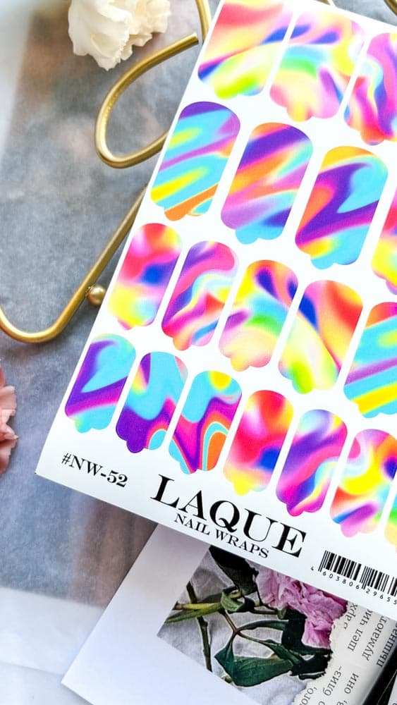 "LAQUE" Пленки NAIL WRAPS №52