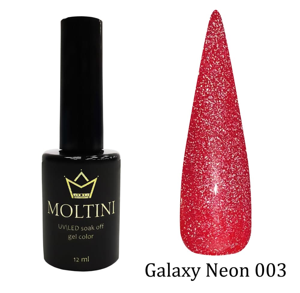 Moltini светоотр.гель-лак Galaxy Neon 003. 12мл #