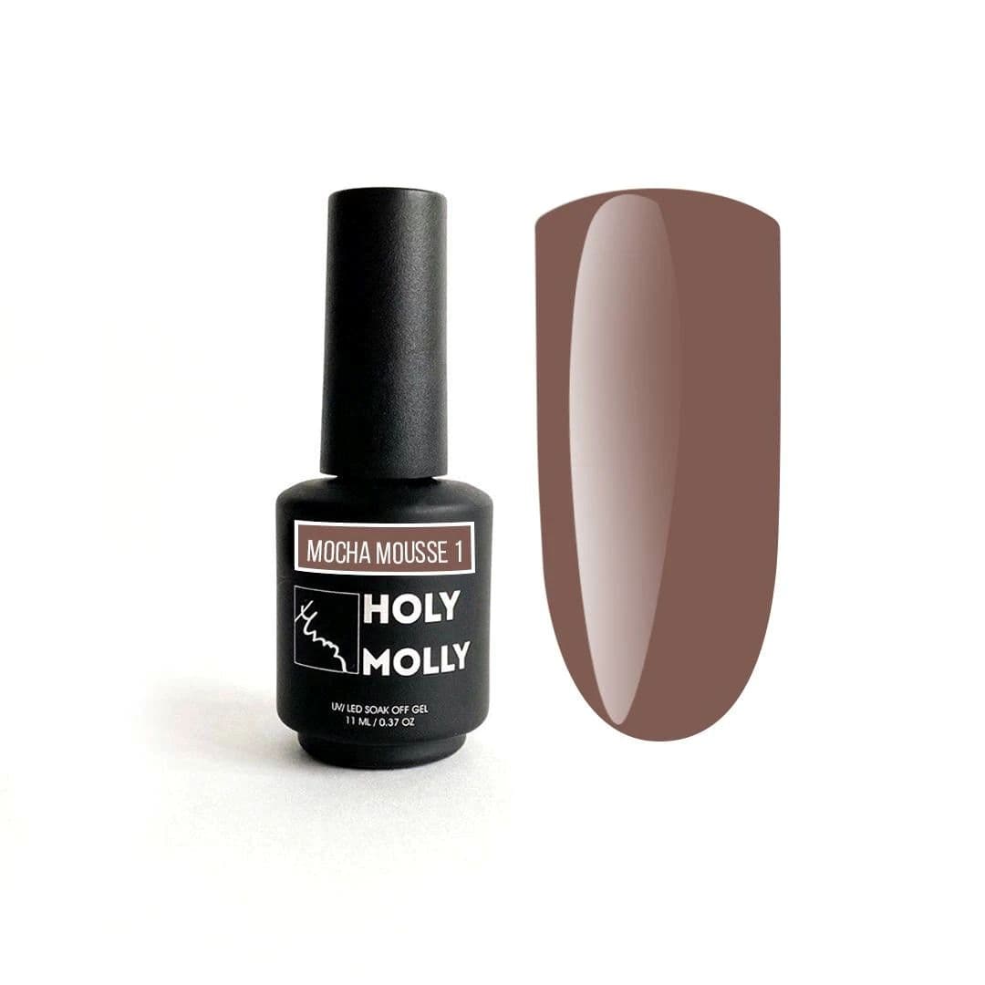 Holy Molly, Гель-лак  Panton Mocha Mousse №1 11ml