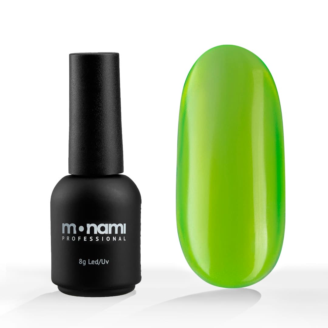 Monami Гель-лак Neon Glass Yellow 8г #