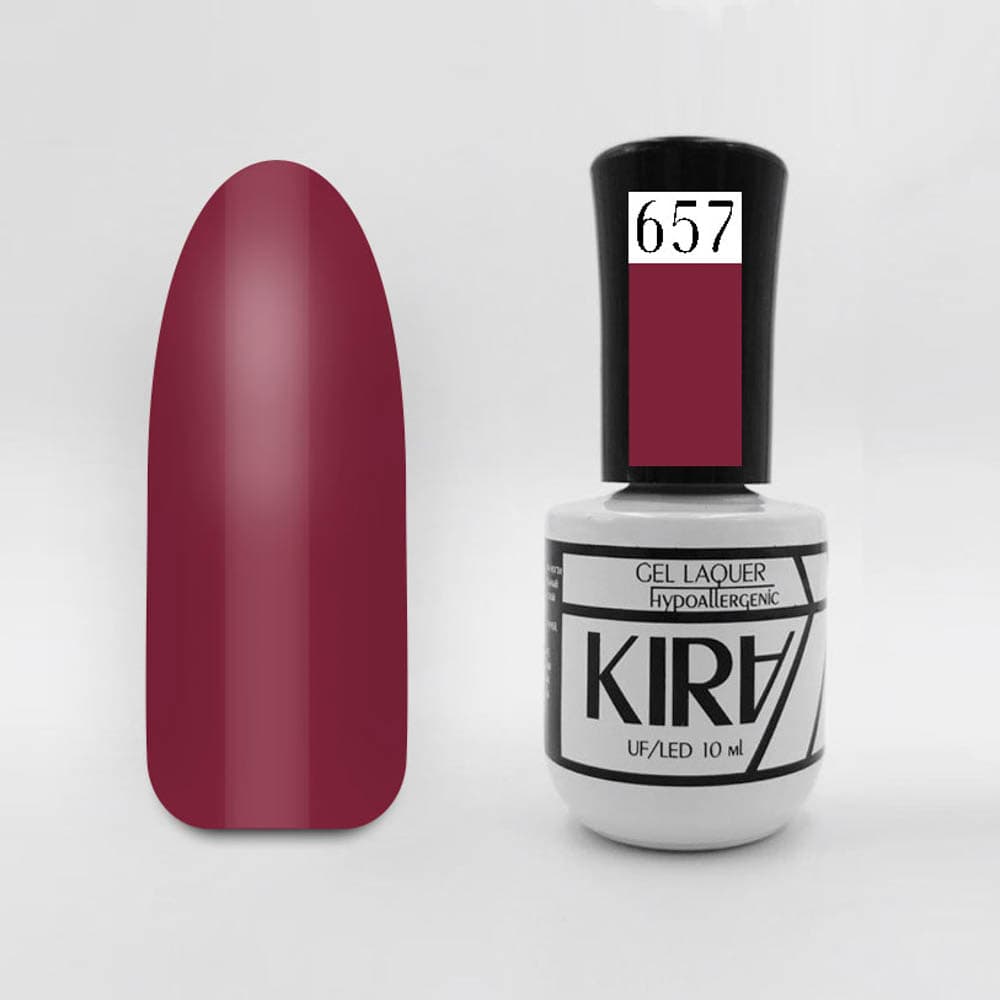 КИРА гель-лак     657 10 мл.