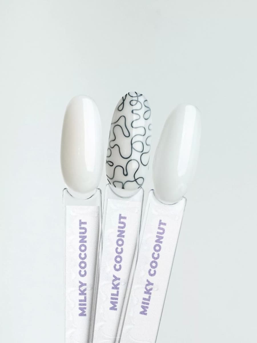 Swanky Stamping, Финишное покрытие Кокосовое мороженое (Milky Coconut), 10мл